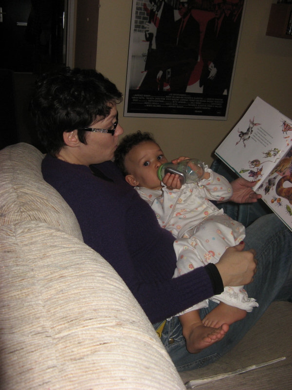 2007 02 02 Story Time with our favourite book.