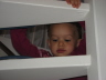 2007 04 30 Climbing the attic stairs