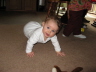 2007 05 06 B-day Lily was almost crawling