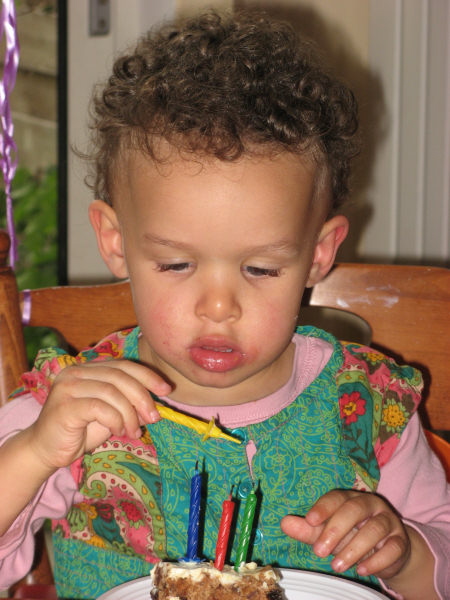 2007 05 06 B-day Ruby's favourite part was the candles 2