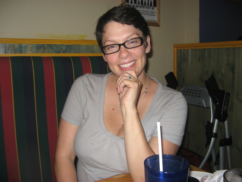 2007 07 06 Sara at Shoeless Joe's