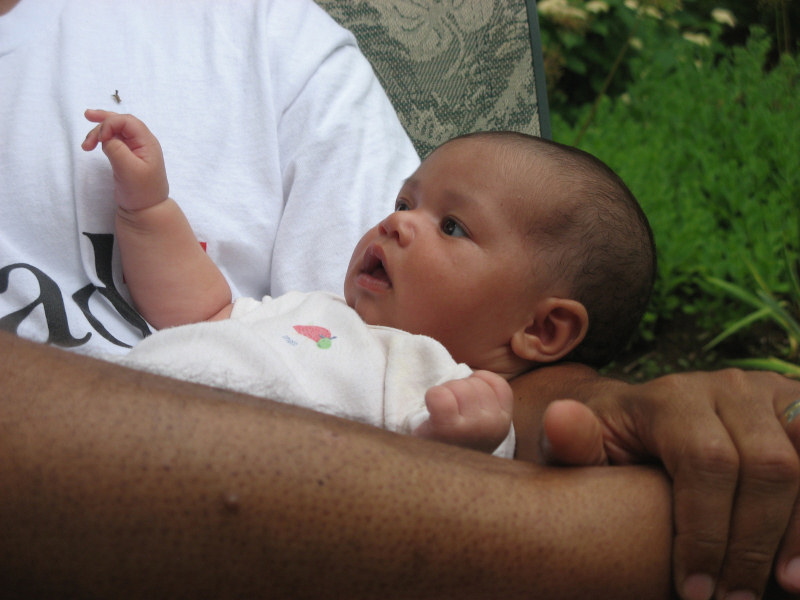 2007 07 09 Harper on her papa