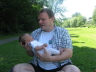 2007 07 17 Warren Kibitzes with Harper