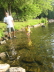 2007 07 26 Papa and Ruby Wading