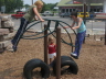 2007 07 27 Rhiannon and Lillian Teeter Totter 1