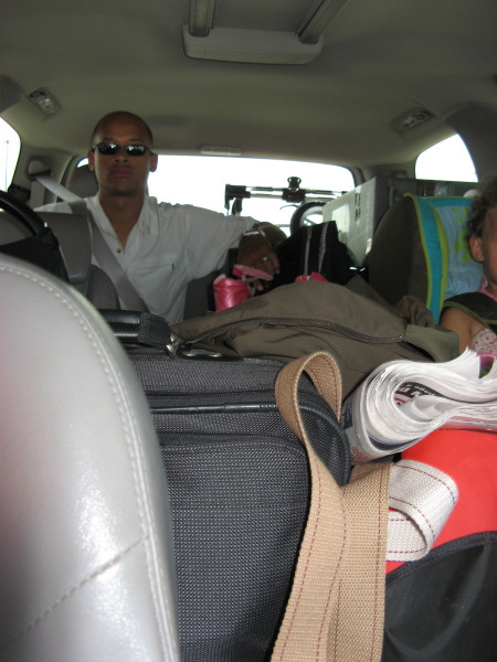 2007 08 08 We brought so much stuff back to NL, that we filled a Maxi-Taxi!  At the start, it seemed like a seven week trip home would last forever, but it ended so quickly and we didn't even get to visit with everybody that we wanted to.  This year is Ch