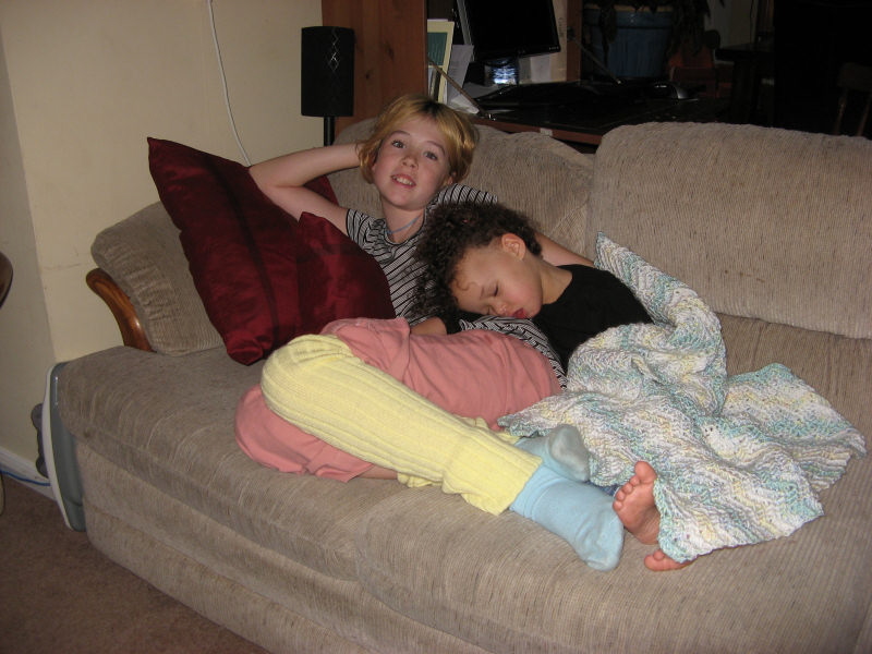 2007 12 22 Asleep on Rhiannon