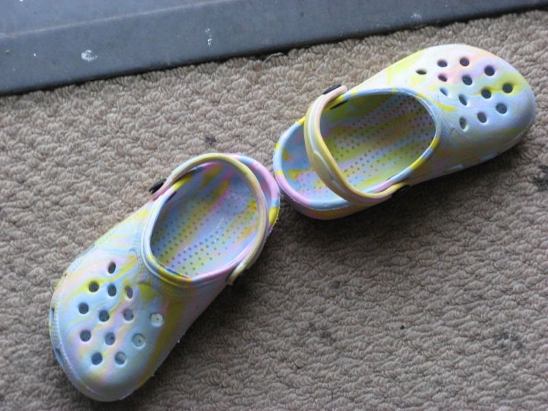 2008 05 04 Ruby's New Crocs