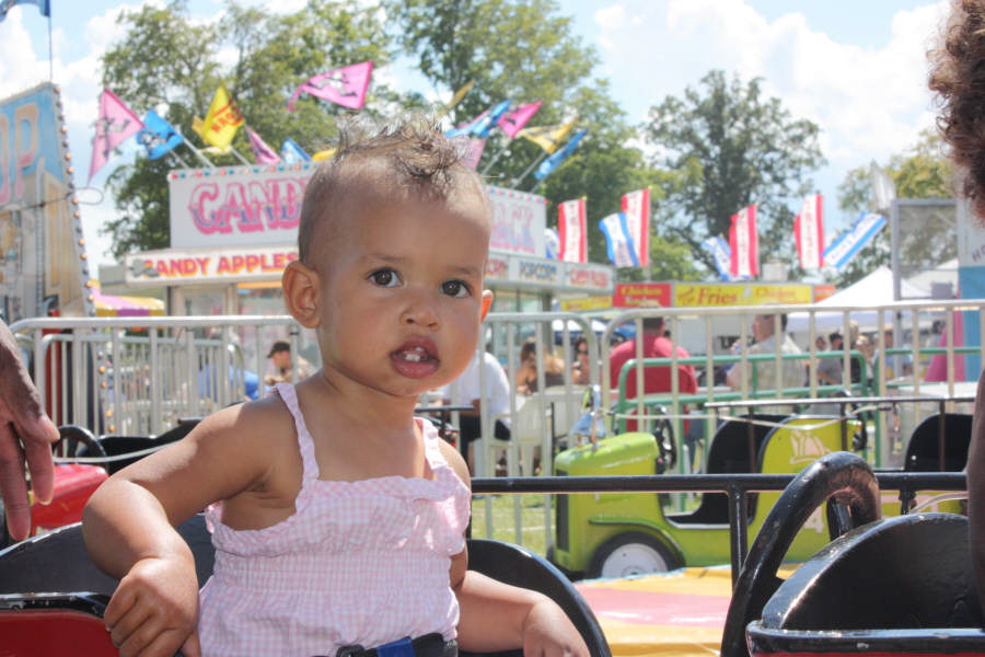2008 08 16 Stirling Fair Harper on the Mini Train