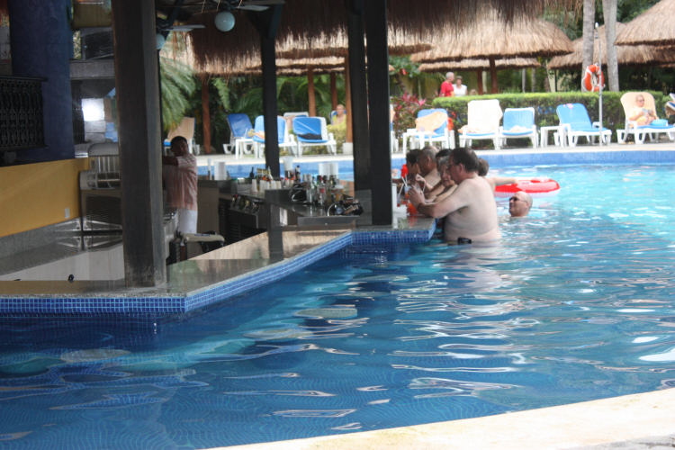 2009 01 13 Drunk Canucks at the Pool Bar