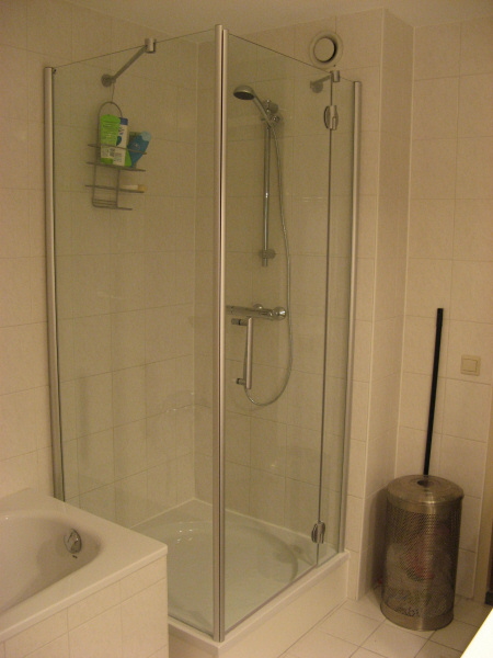 New Bathroom - And put in a new shower stall.